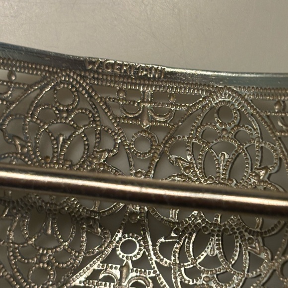 Vintage w. Germany Silver hair clip - Picture 3 of 5